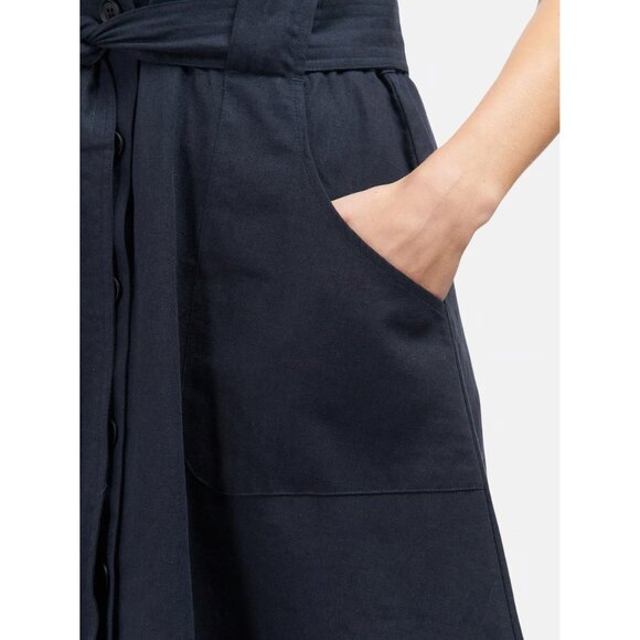 Barbour Rutherglen Cotton & Linen Midi Dress - Picture 2 of 5